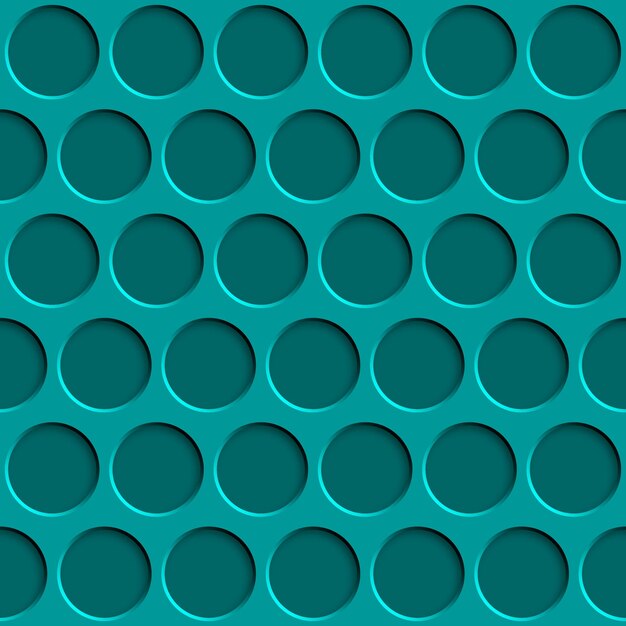 Resumen de patrones sin fisuras con agujeros circulares en colores azul claro