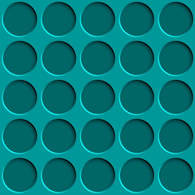 Resumen de patrones sin fisuras con agujeros circulares en colores azul claro