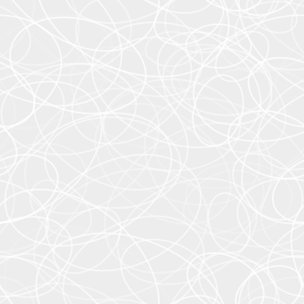 Resumen de patrones sin fisuras de contornos de elipses dispuestos al azar en colores blanco y gris