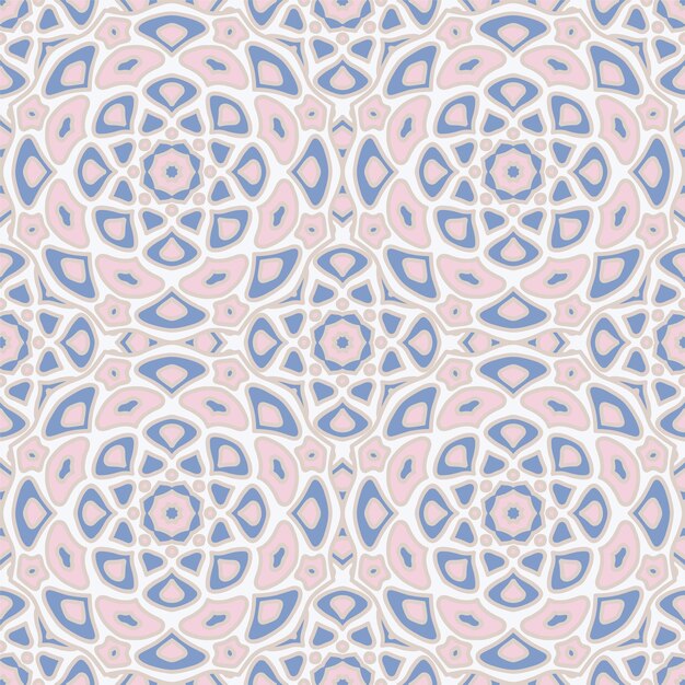 Resumen de patrones sin fisuras Elementos de repetición simples Moda de verano Manchas mosaico contemporáneo