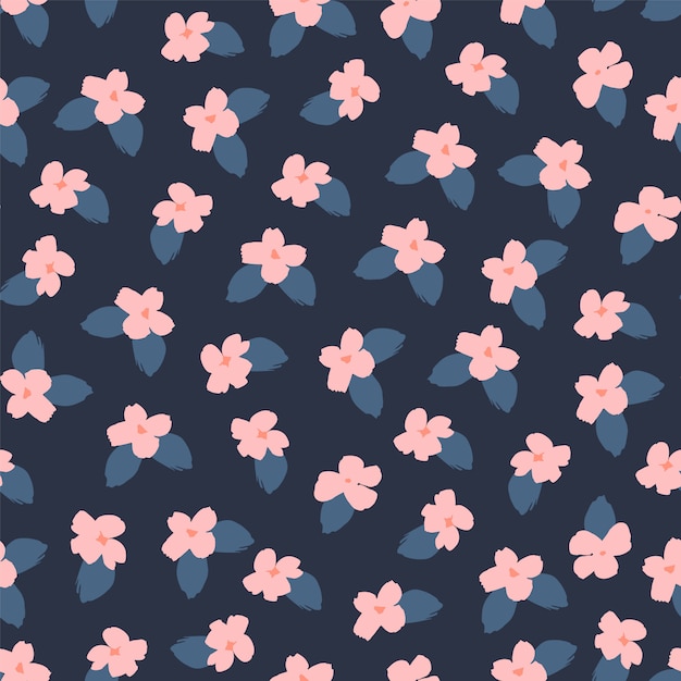 Resumen de patrones sin fisuras florales.