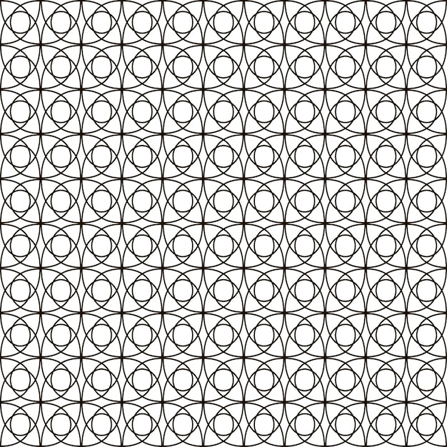 Resumen de patrones sin fisuras geométricas en blanco y negro
