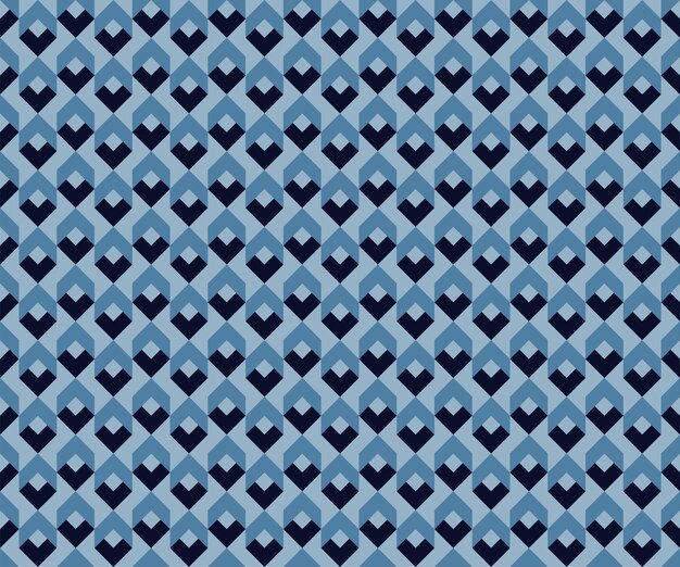 Resumen de patrones sin fisuras geométrico fondo azul marino ilustración vectorial
