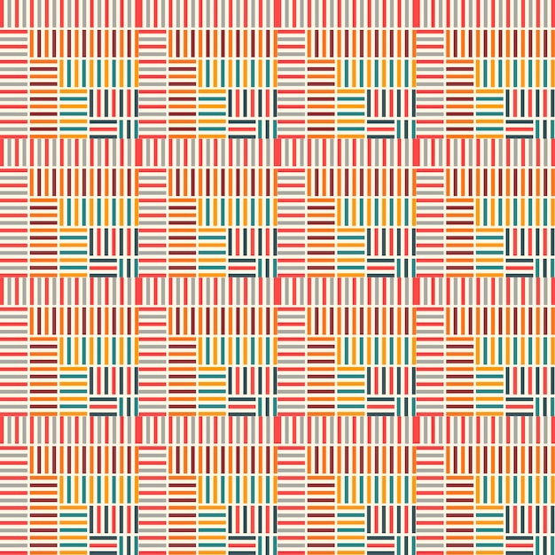 Resumen de patrones sin fisuras geométricos a cuadros. Mosaico cuadrado rayado, fondo de mosaico, envoltura