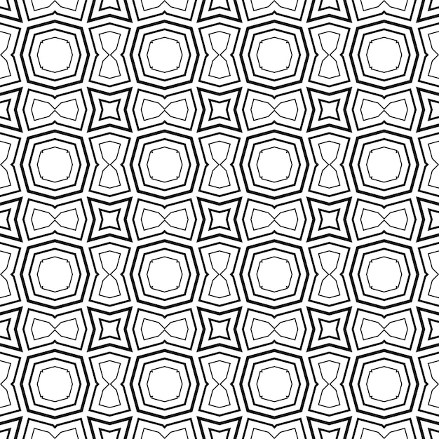 Resumen de patrones sin fisuras de línea delgada. Fondo geométrico ornamental lineal. Papel de regalo