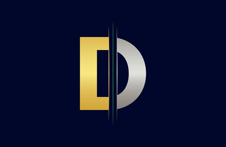 Vector resumen plantilla de diseño de logotipo de la letra d ilustración de logotipo vectorial