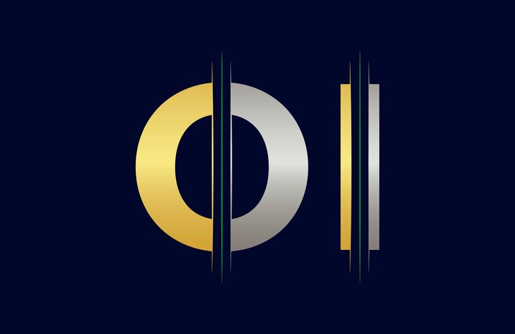 Vector resumen plantilla de diseño del logotipo de la letra oi ilustración del logotipo vectorial