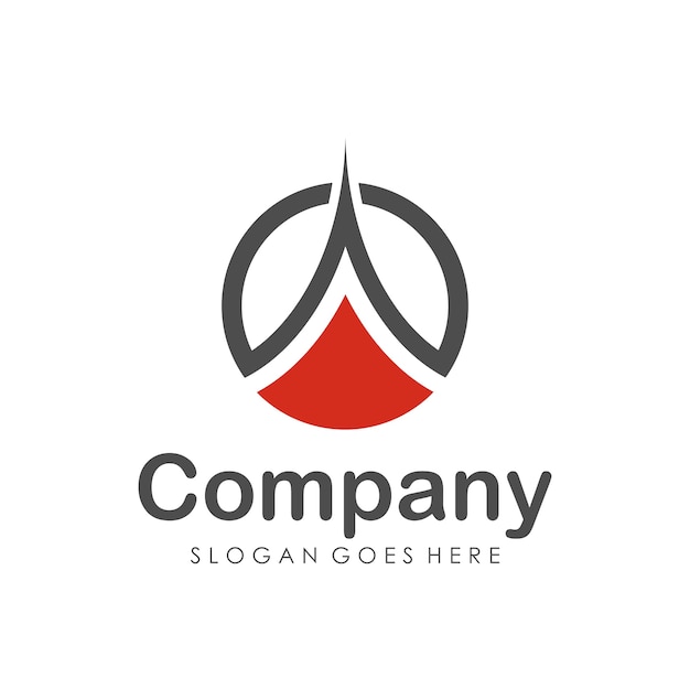Resumen una plantilla de diseño de logotipo de letra