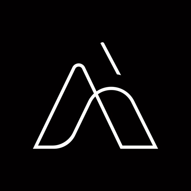 Resumen una plantilla de diseño de logotipo de letra