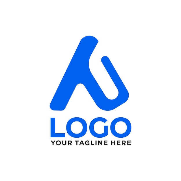 Resumen una plantilla de diseño de logotipo de letra