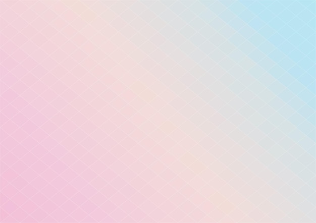 Resumen polígono fondo arco iris color degradado pastel con textura de malla de alambre