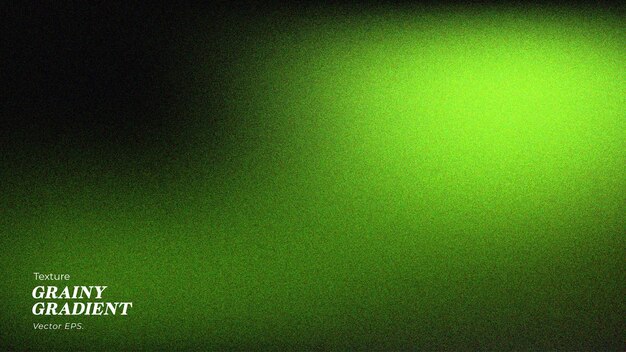 Resumen premium verde vibrante fondo de gradiente negro textura de efecto granulado