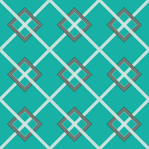 Resumen rayas diagonales cuadrados elegante interior complejo geométrico retro patrón vectorial sin costuras