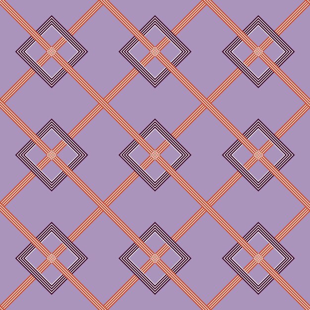 Resumen rayas diagonales cuadrados elegante interior complejo geométrico retro patrón vectorial sin costuras