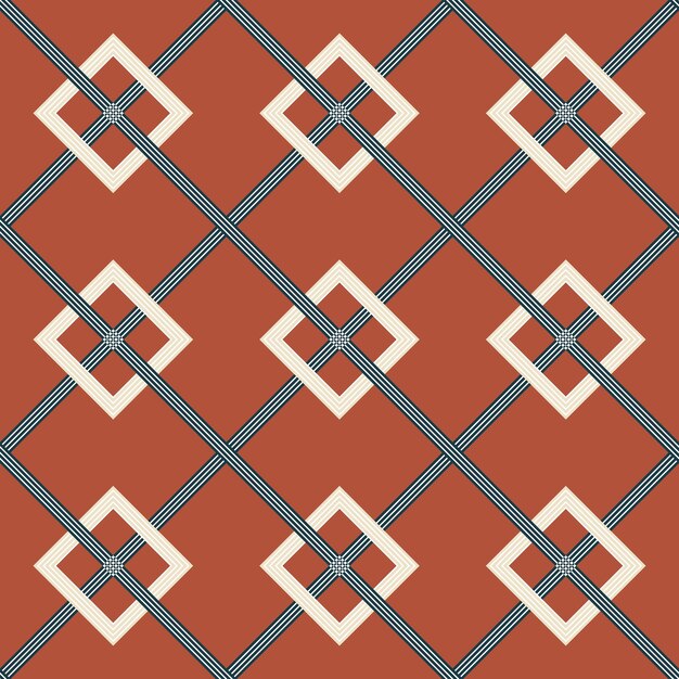 Resumen rayas diagonales cuadrados elegante interior complejo geométrico retro patrón vectorial sin costuras