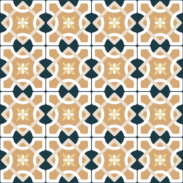 Resumen Retro geométrico italiano azulejo estilo Vector patrón sin costura moda moda colores perfecto