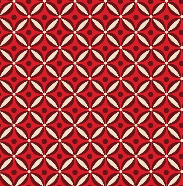 Resumen Retro Geométrico Puntos Florales Psicodélico Minimalista Patrones sin fisuras Colores de moda de moda