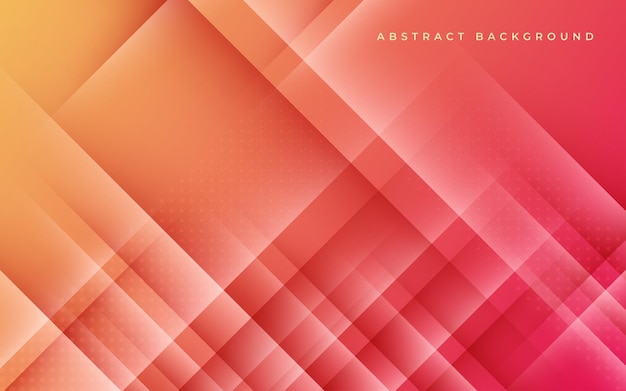 Resumen rojo naranja suave forma diagonal luz y sombra con puntos de semitono fondo eps10 vector