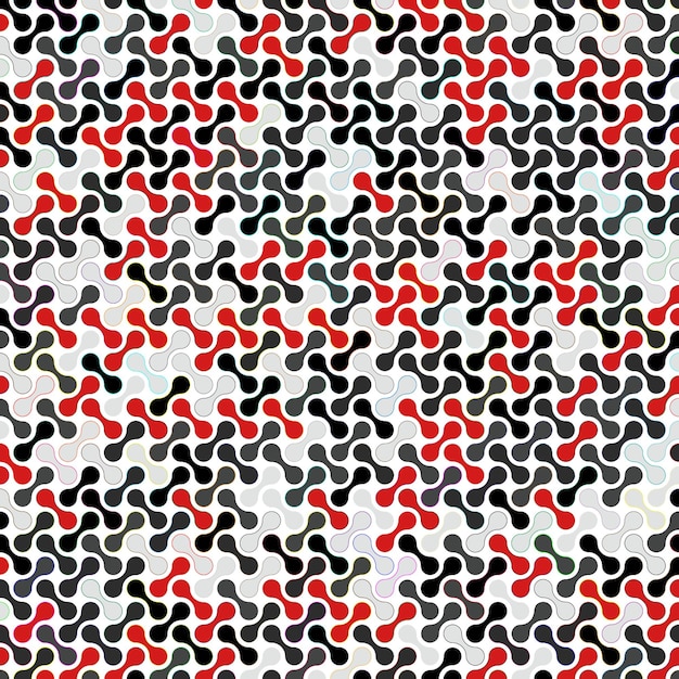 Resumen rojo negro y gris coloreado metaball diseño texturizado fondo ilustración vectorial