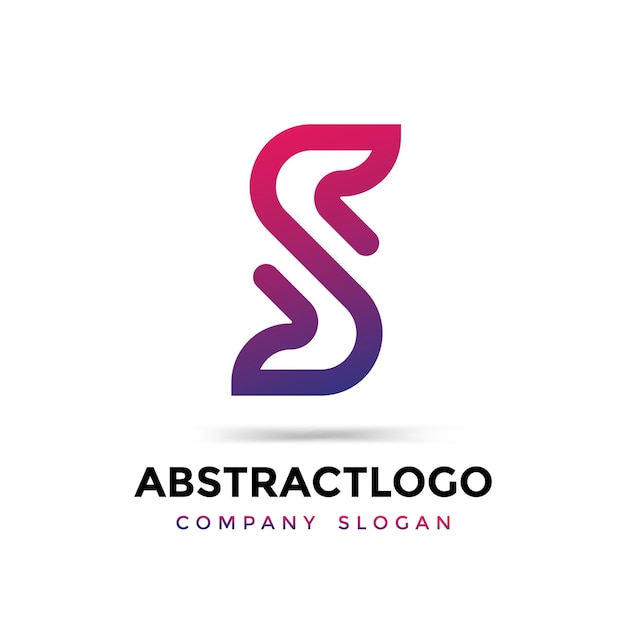 Resumen S Carta logo icono colorido símbolo Diseño vectorial