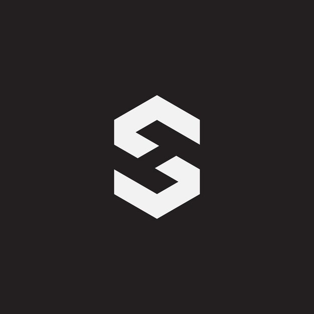 Resumen SH, HS, S, H vector logo monograma icono plantilla.