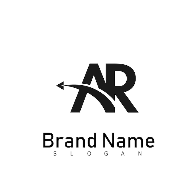Un resumen de símbolo de diseño de logotipo r