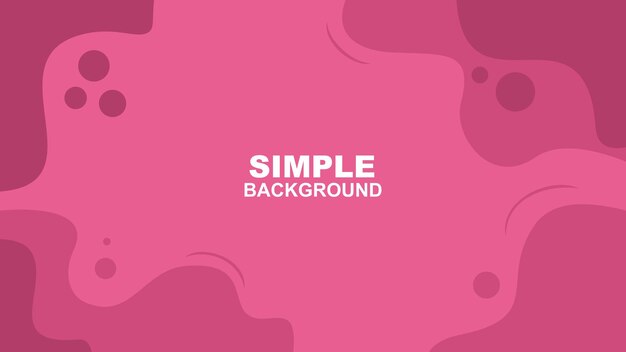 Vector resumen simple burbuja de color rosa suave de fondo ilustración vectorial eps10