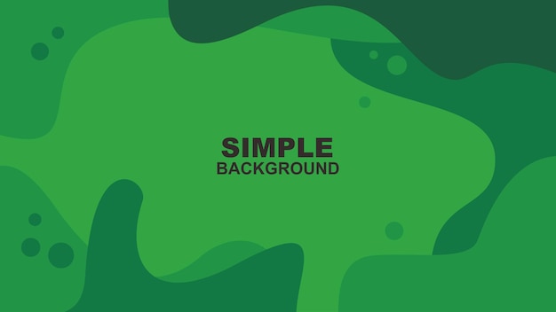 Resumen simple fondo verde que fluye ilustración vectorial EPS10