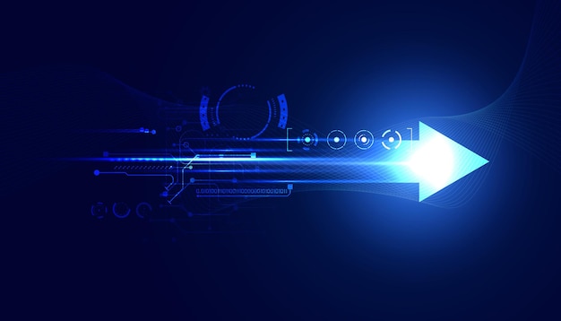 Resumen tecnología hi tech fondo concepto velocidad movimiento desenfoque movimiento rápido