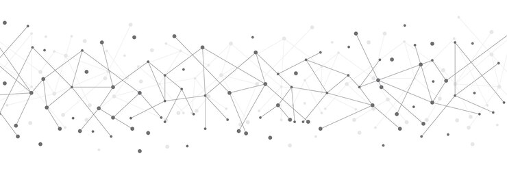Vector resumen tecnología de red puntos geométricos imágenes prediseñadas de red puntos y líneas de conexión conexión de red global tecnología digital con fondo de plexo ilustración vectorial