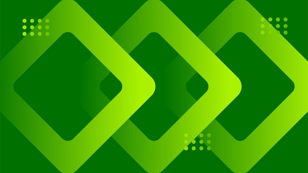 Resumen tecnología rombo fondo verde
