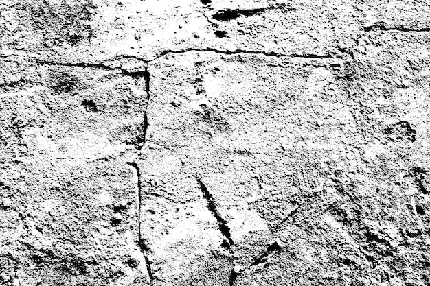 Resumen textura áspera y sucia de pared desgastada ilustración vectorial de textura sucia monocromática