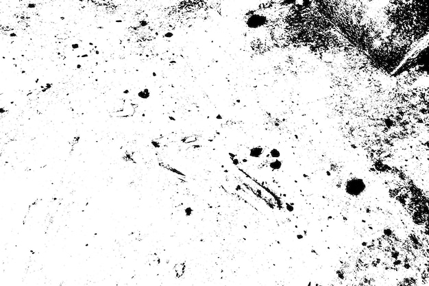 Resumen textura áspera y sucia de pared desgastada ilustración vectorial de textura sucia monocromática