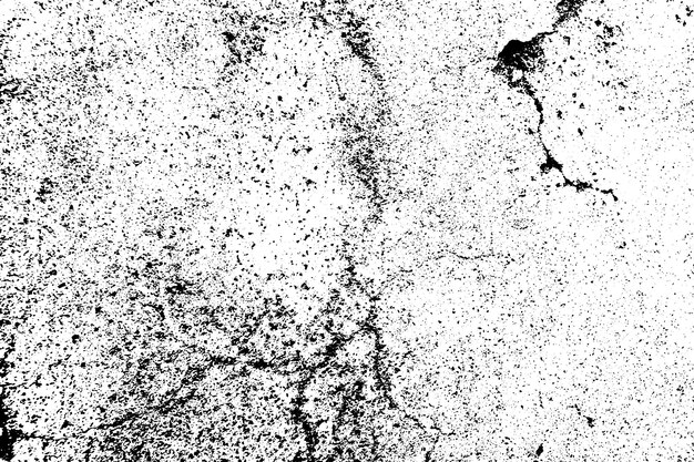 Resumen textura áspera y sucia de pared desgastada ilustración vectorial de textura sucia monocromática
