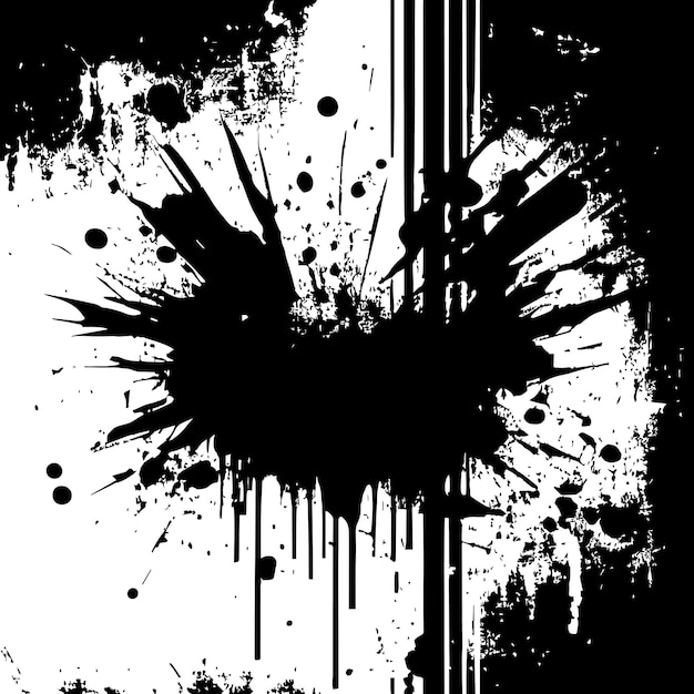 Resumen textura fondo negro blanco grunge Vector