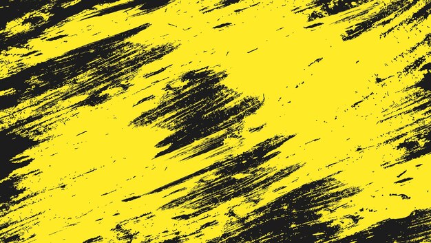 Resumen textura grunge amarillo brillante en fondo oscuro