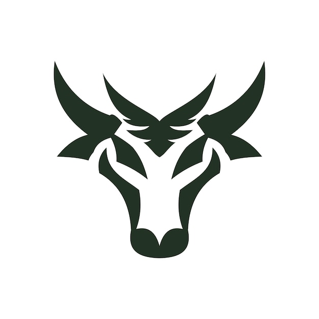 Resumen toro logo vector ilustraciones diseño icono logo