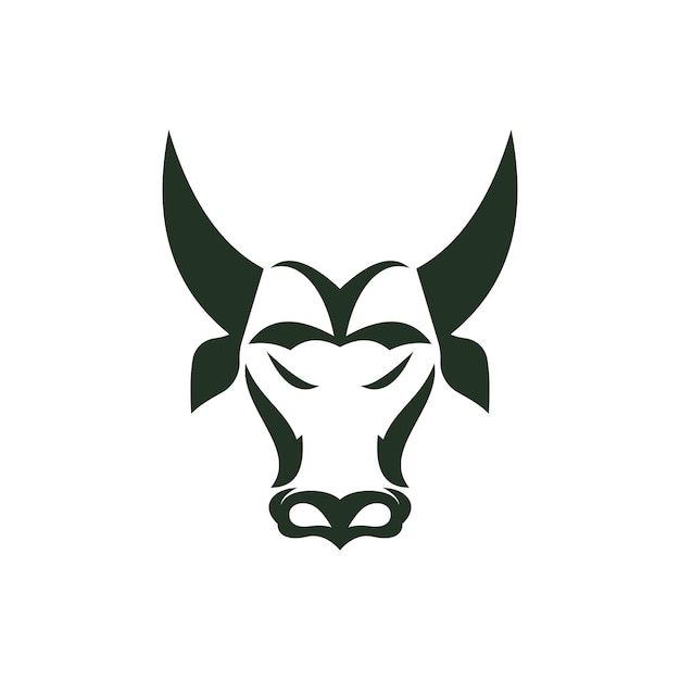 Resumen toro logo vector ilustraciones diseño icono logo