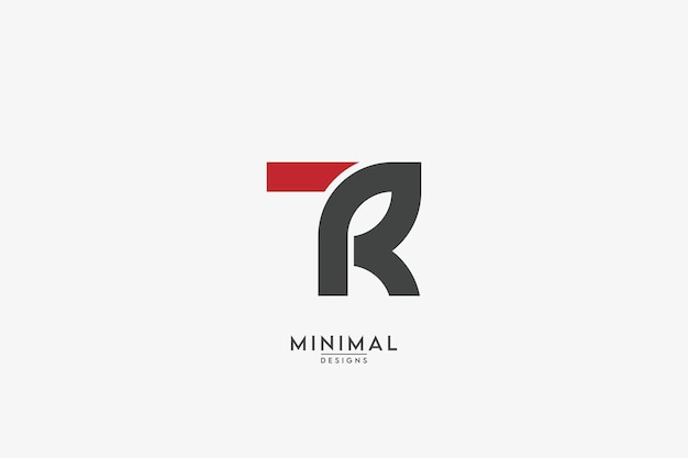 Resumen TR RT TR Letras Logo Monograma icono
