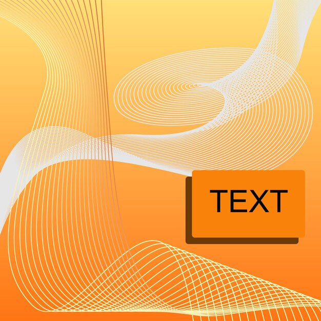 Resumen vector amarillo Vector fondo con texto