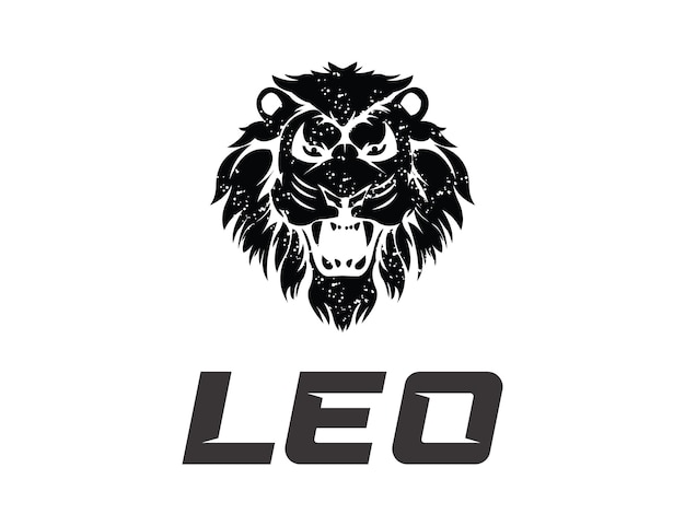 Vector resumendo el logotipo del león