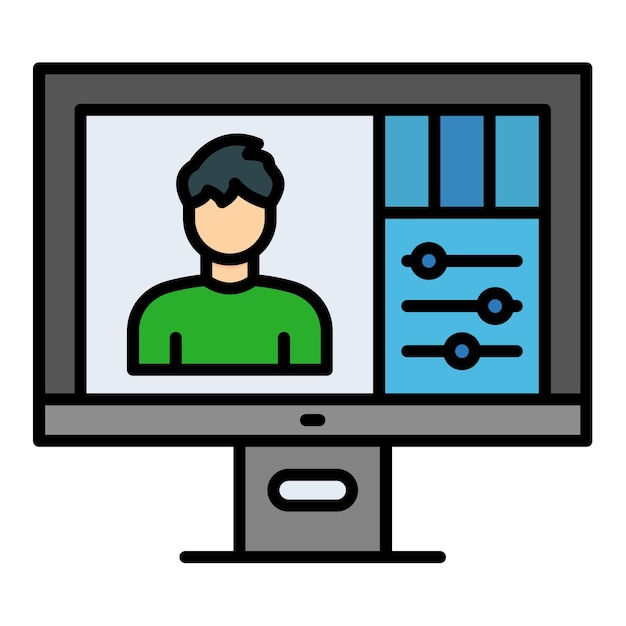 El retocado del icono