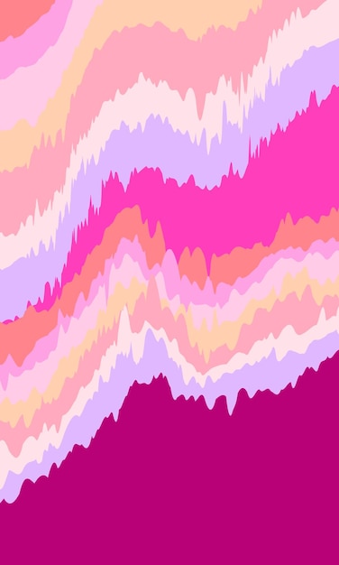 retrato abstracto vectorial fondo color rosa