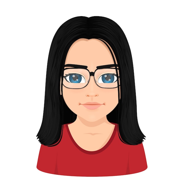 retrato de una hermosa mujer joven