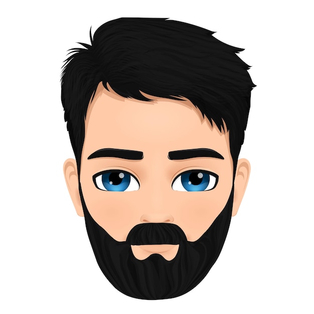 retrato de un hombre con barba