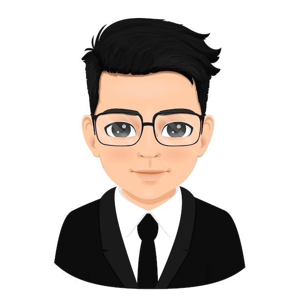 retrato de un joven y guapo estudiante