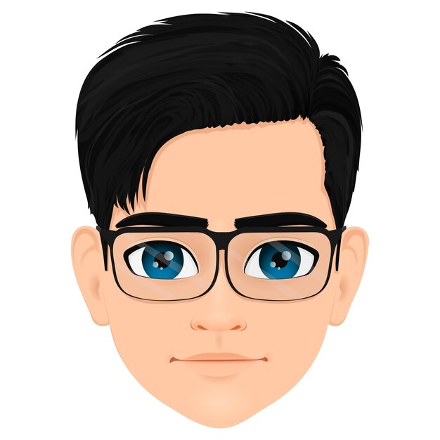 Retrato de un maestro o estudiante masculino carismático