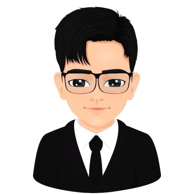 retrato de un muchacho chino guapo