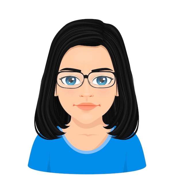 retrato de una mujer joven y bonita