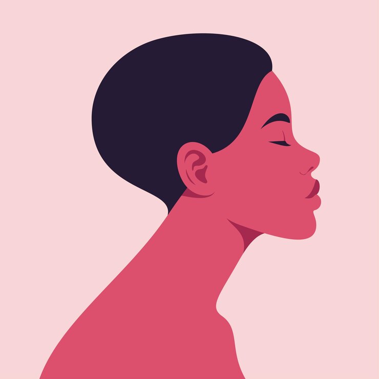 Retrato, de, un, mujer joven